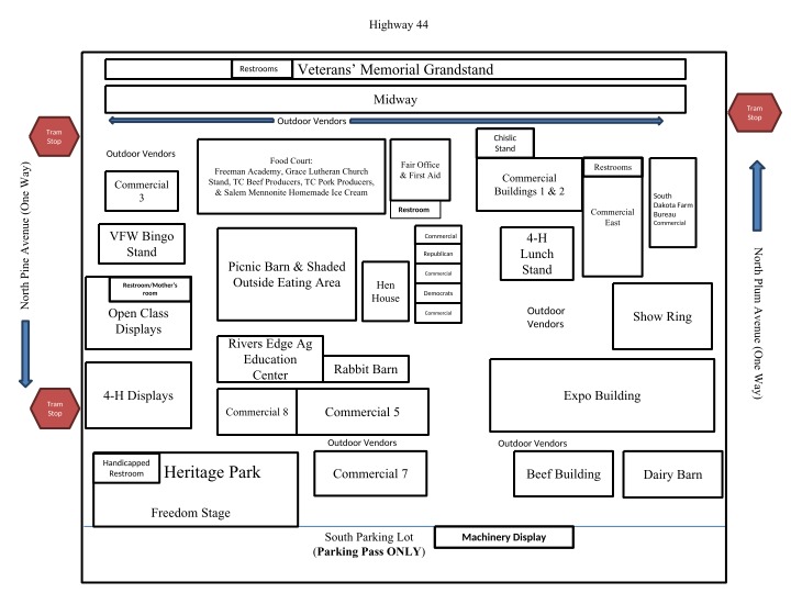 Grounds Map Turner County Fair