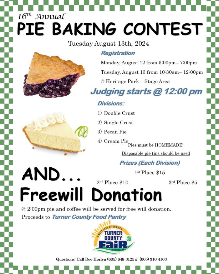 Pie Contest Flier 2024