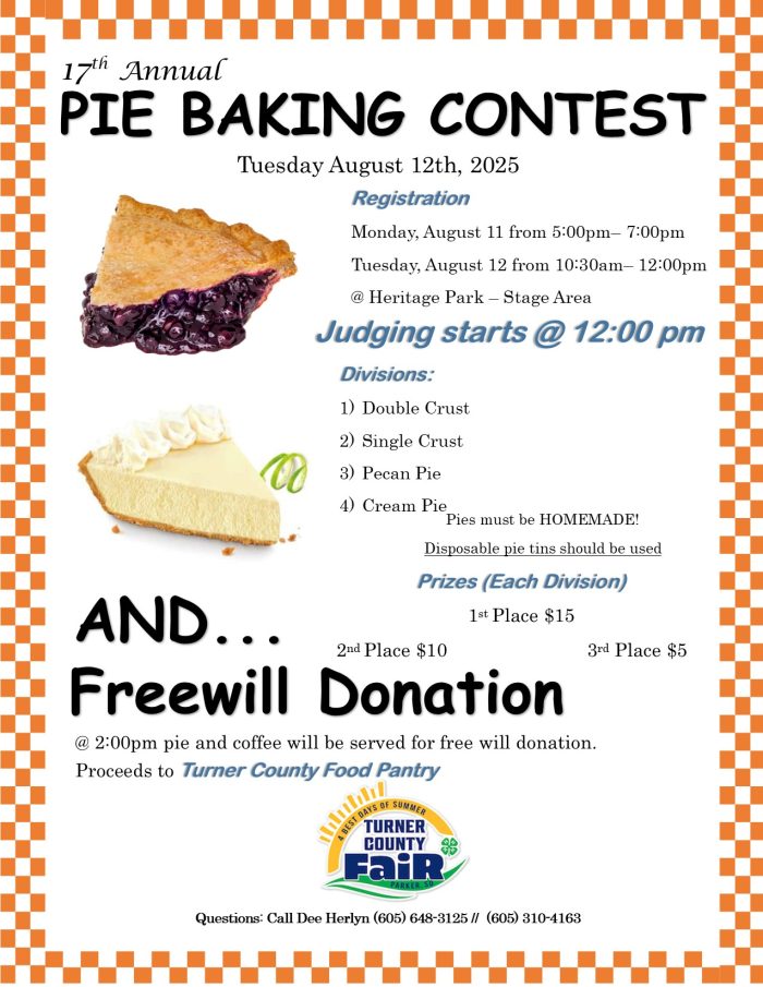 Pie Contest Flier 2025